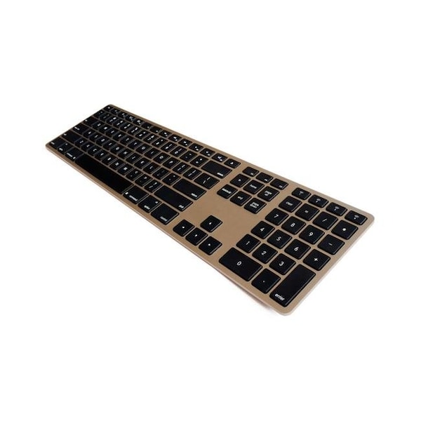 Matias FK418BTG Wireless Aluminum Keyboard - Gold FK418BTG - main